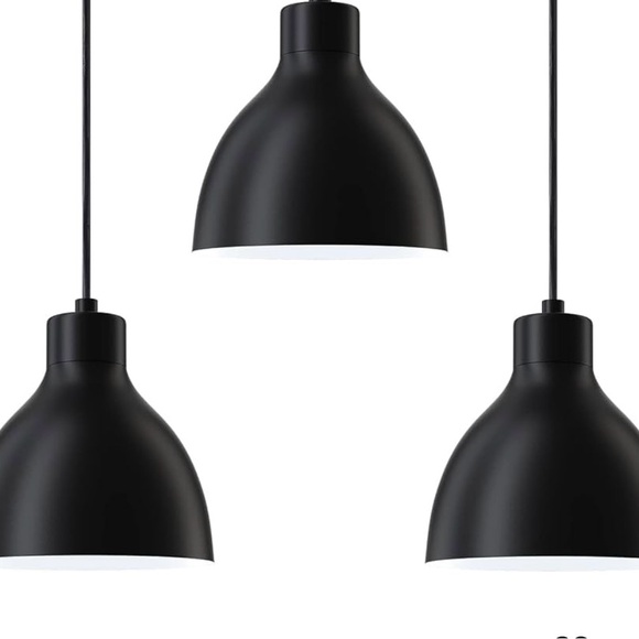 Haolike 3 Pack Single  Mini Metal Drum Pendant Light by Doraimi Lighting - Picture 3 of 9